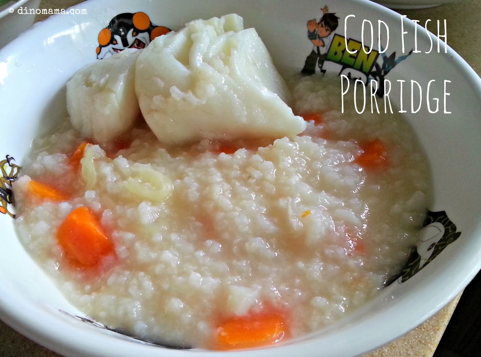 Cod fish hotsell porridge for baby